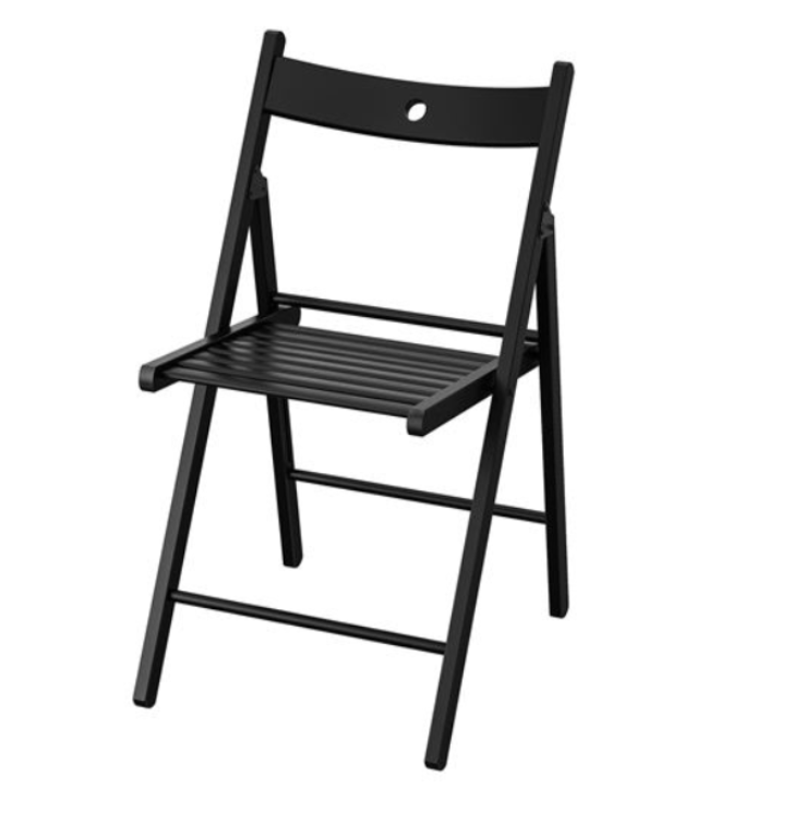 Katlanır Sandalye - Siyah