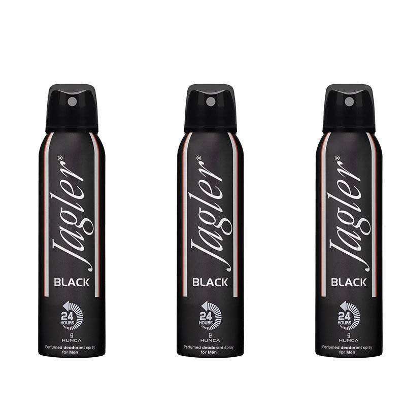 Jagler Black Erkek Deodorant 150 ML-3 Adet