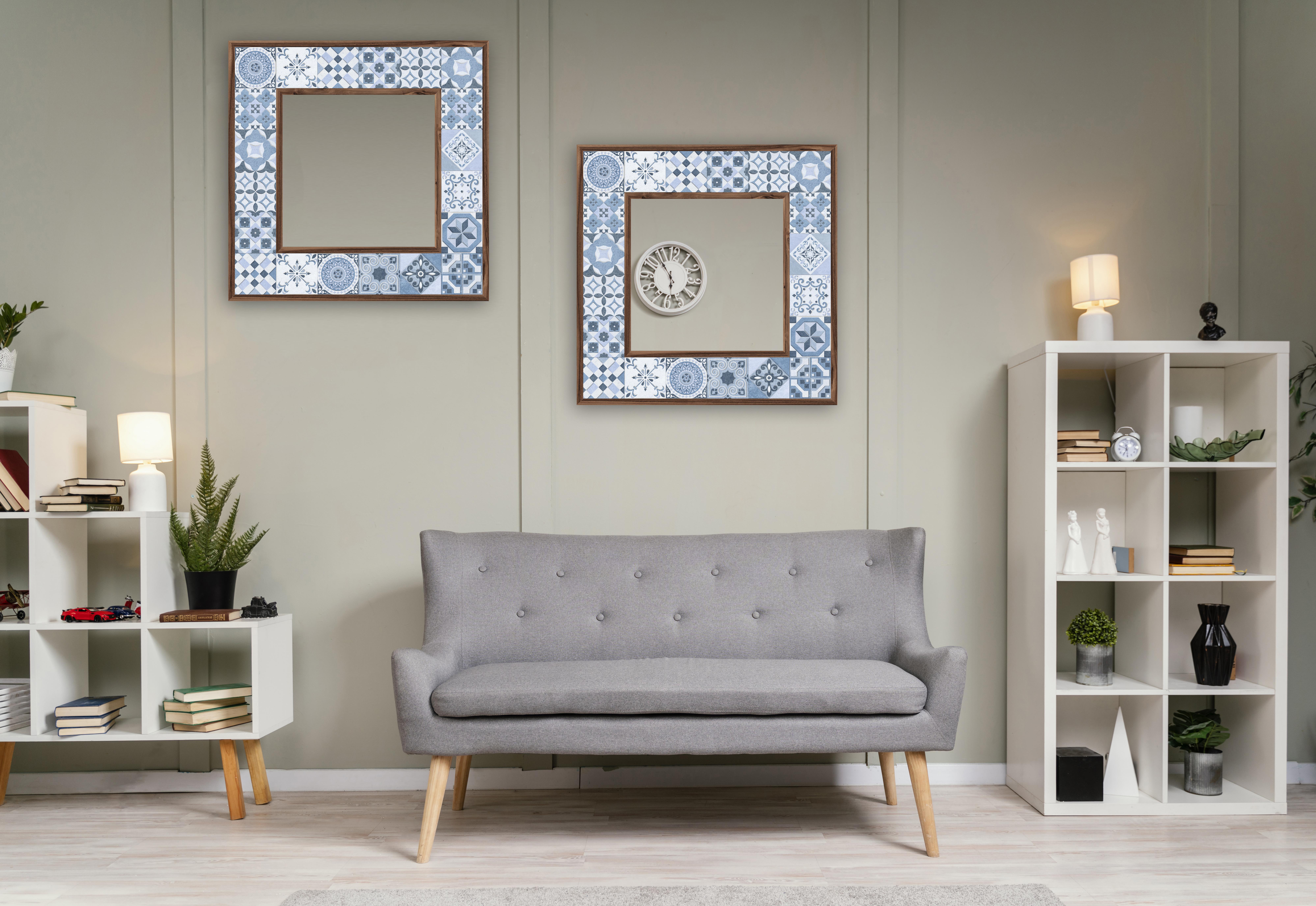 Modern Duvar Dekor Ayna Delpi A1